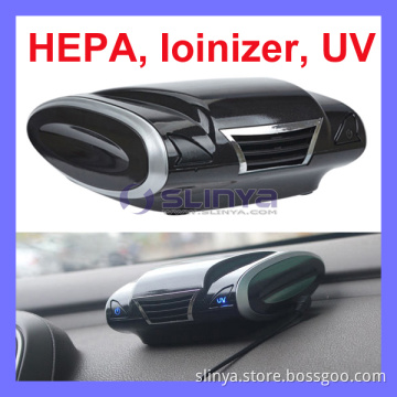 3 Million Aeroanion 12V 2 Watt 6 in One HEPA UV Active Carbon Car Air Purifier
